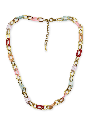 Meerkleurige schakelketting