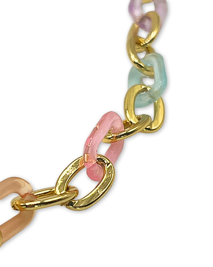 Meerkleurige schakelketting