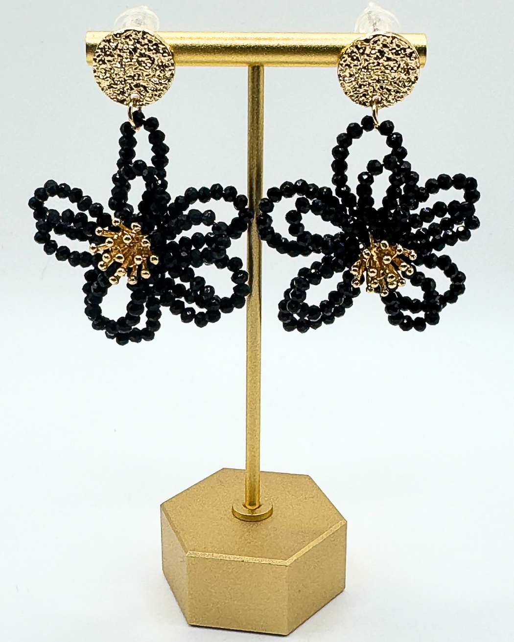 Bohemian bloem oorbellen
