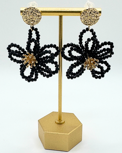 Bohemian bloem oorbellen