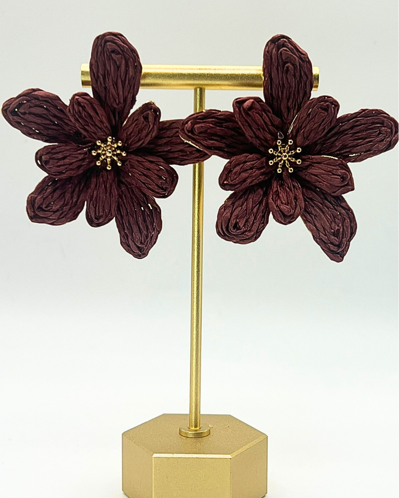 Bordeaux blossom bloemenoorbellen