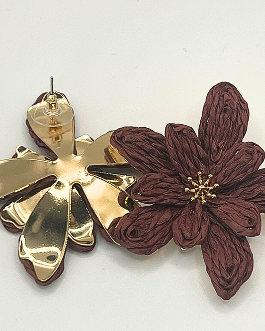 Bordeaux blossom bloemenoorbellen