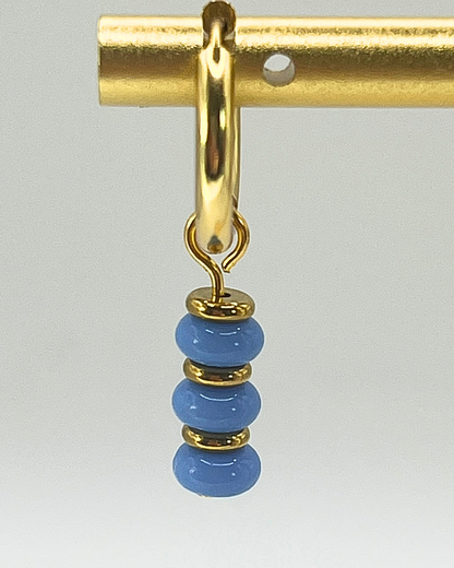 Blue Babe oorbellen