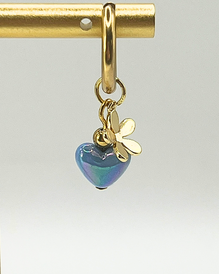 Bue Sweetheart Bloom oorbellen