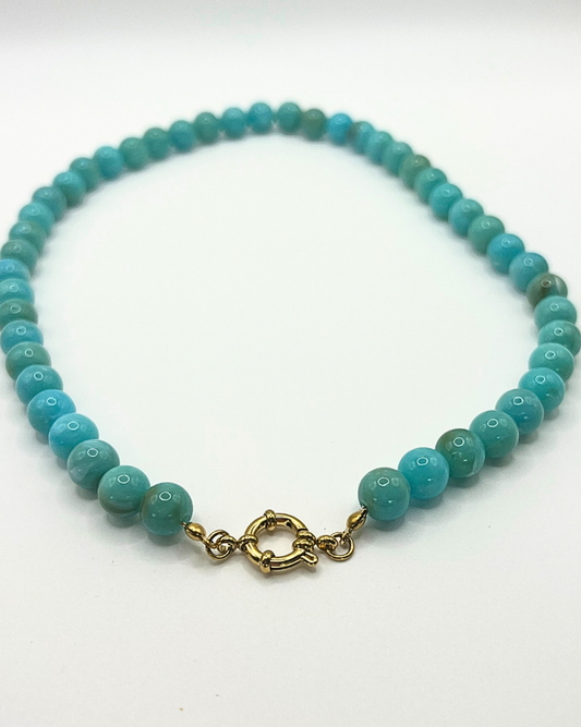 Kralenketting turquoise