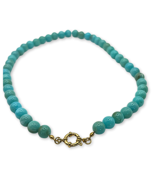 Kralenketting turquoise